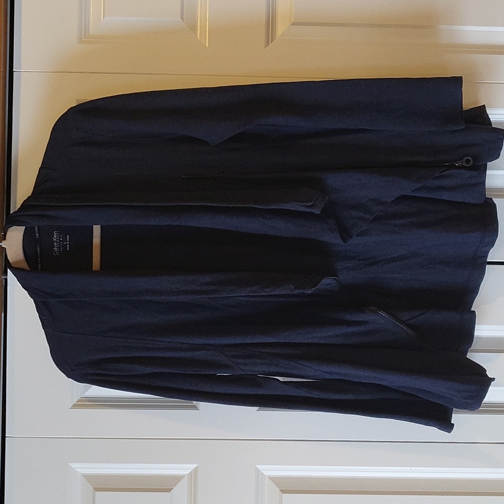 Calvin Klein asymmetrical zippered sweater